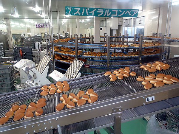 スパイラルコンベア